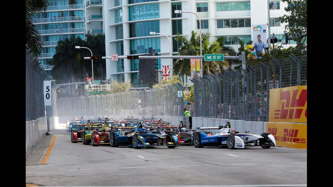 Formel E - ePrix - Miami - Start - 14. März 2015