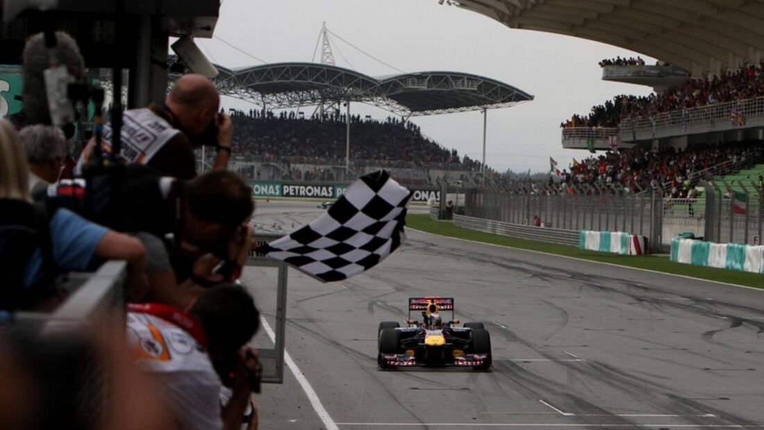 Formula 1 Grand Prix, Malaysia, Sunday Podium