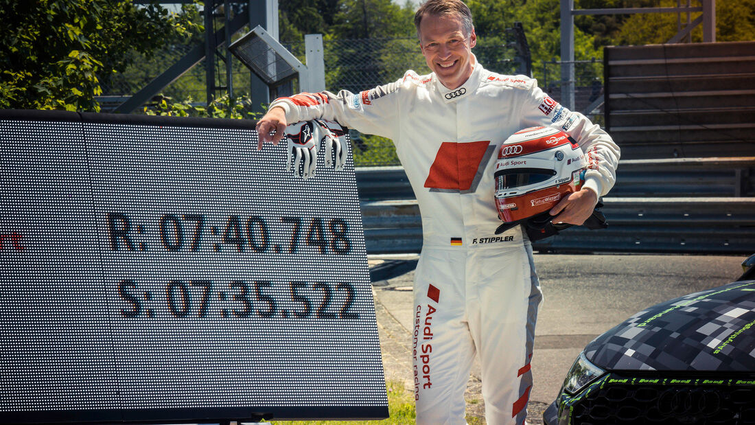Frank Stippler, Audi RS3 bei der Nordschleifen-Rekordfahrt