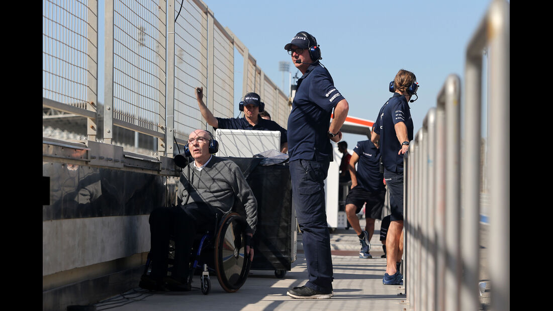 Frank Williams - Formel 1 - Test - Bahrain - 2. März 2014