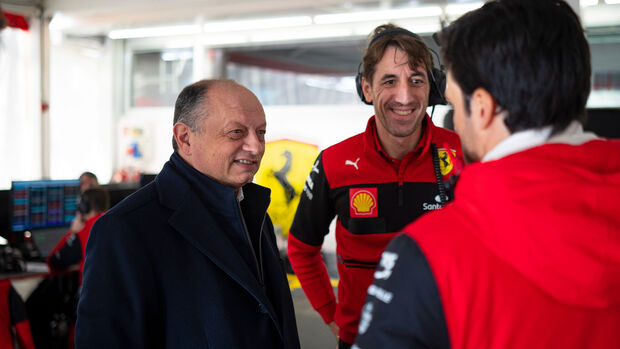 Fred Vasseur - Ferrari - Test Fiorano - Ferrari SF-21 - 2023