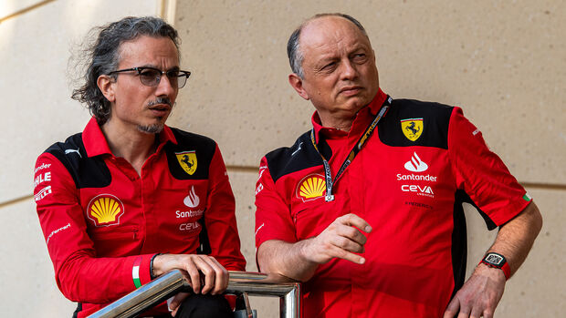 Frederic Vasseur & Laurent Mekies - Ferrari - GP Bahrain 2023