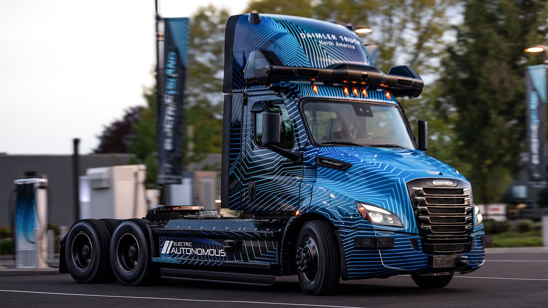 Freightliner eCascadia autonomer Elektro-Lkw