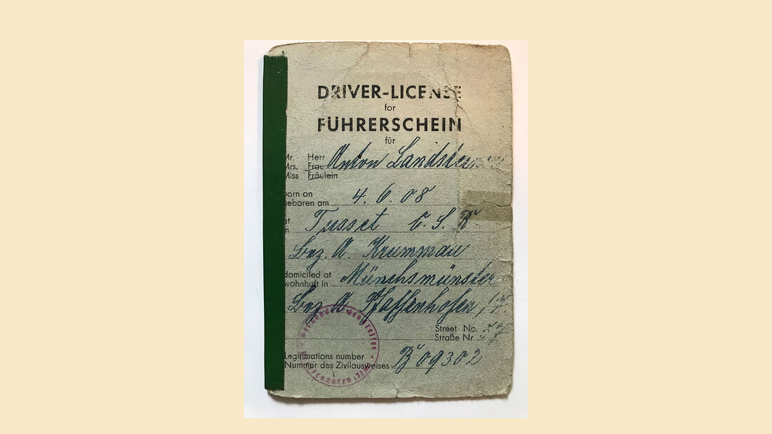 Führerschein von 1948 (US-Zone) 