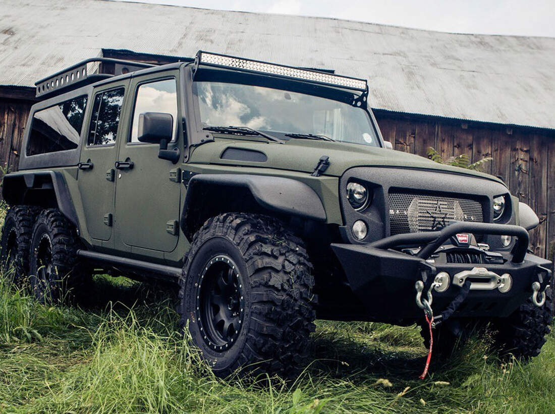 Jeep wrangler 6x6