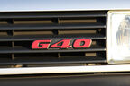 G40-Emblem im Kühlergrill des VW Polo G40
