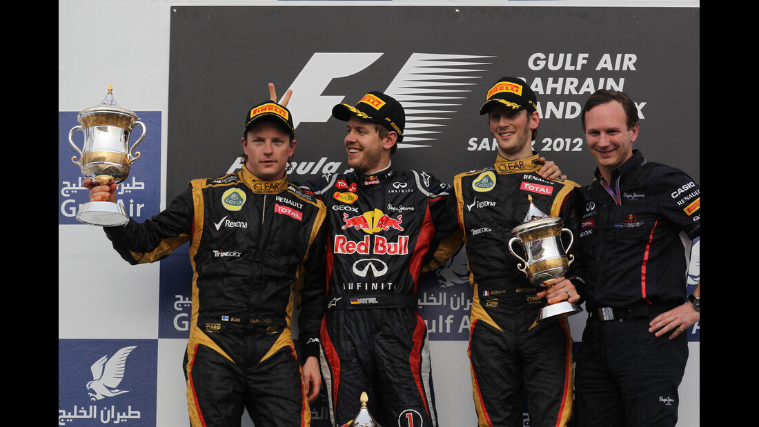 GP Bahrain Podium 2012