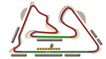 GP Bahrain Sakhir Strecke DRS Zone 2013