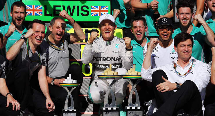 GP Brasilien 2014 - Lewis Hamilton - Nico Rosberg
