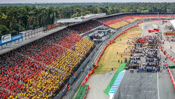 GP Deutschland 2018 - Fans - Startaufstellung