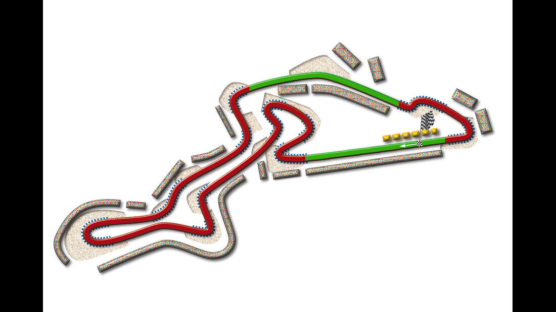 GP Deutschland Nürburgring Strecke DRS Zone 2013
