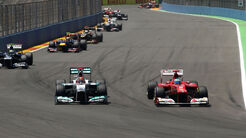 GP Europa 2012 Valencia - Michael Schumacher - Mercedes - Fernando Alonso - Ferrari