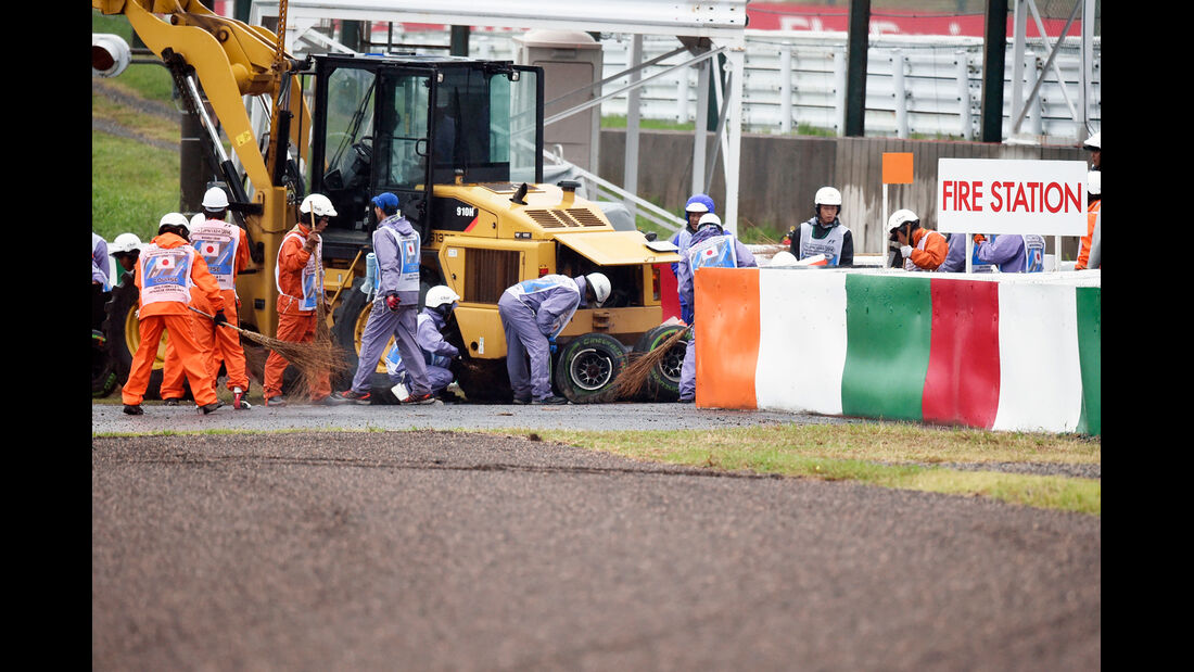 GP Japan 2014 - Unfall Bianchi
