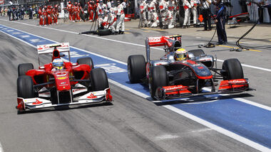 GP Kanada 2010 Hamilton Alonso
