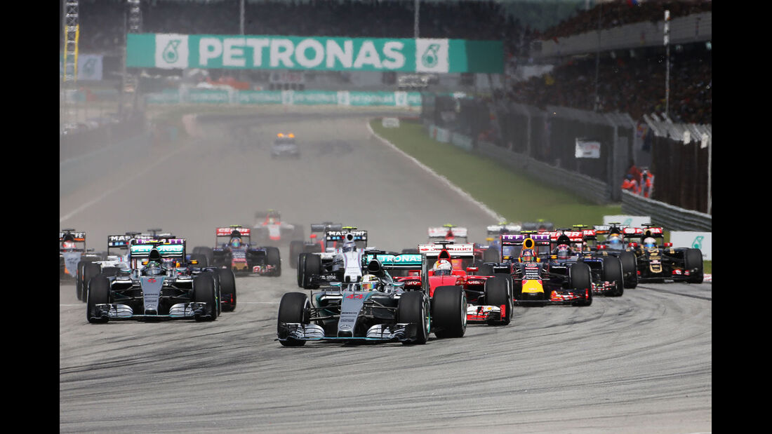 GP Malaysia - Formel 1 - Rennen - Start - Sonntag - 29.3.2015