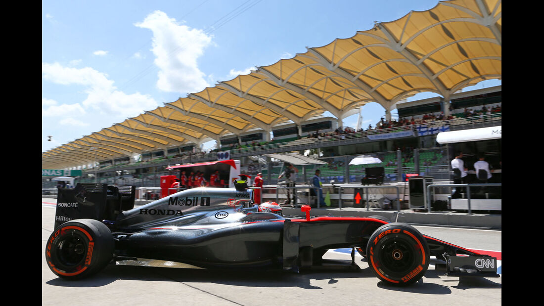 GP Malaysia - Jenson Button - McLaren-Honda - Formel 1 - Freitag - 27.3.2015