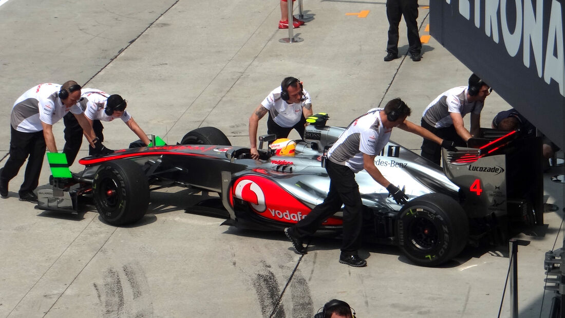GP Malaysia Lewis Hamilton McLaren 2012