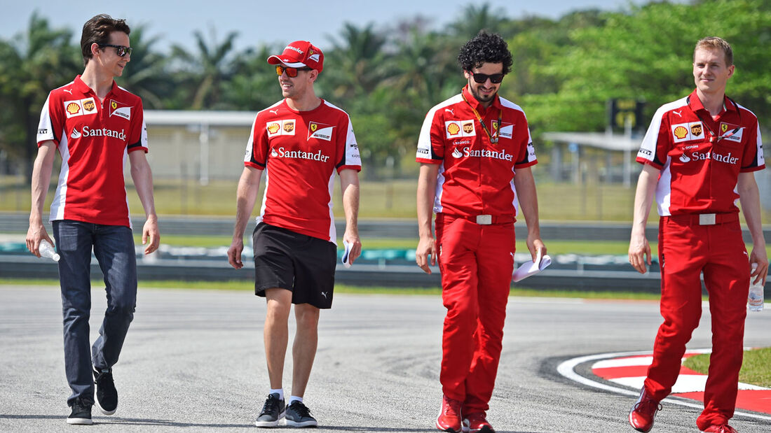 GP Malaysia - Sebastian Vettel - Ferrari - Formel 1 - Donnerstag - 26.3.2015