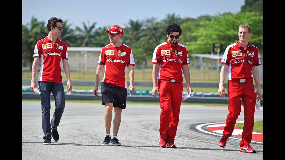 GP Malaysia - Sebastian Vettel - Ferrari - Formel 1 - Donnerstag - 26.3.2015