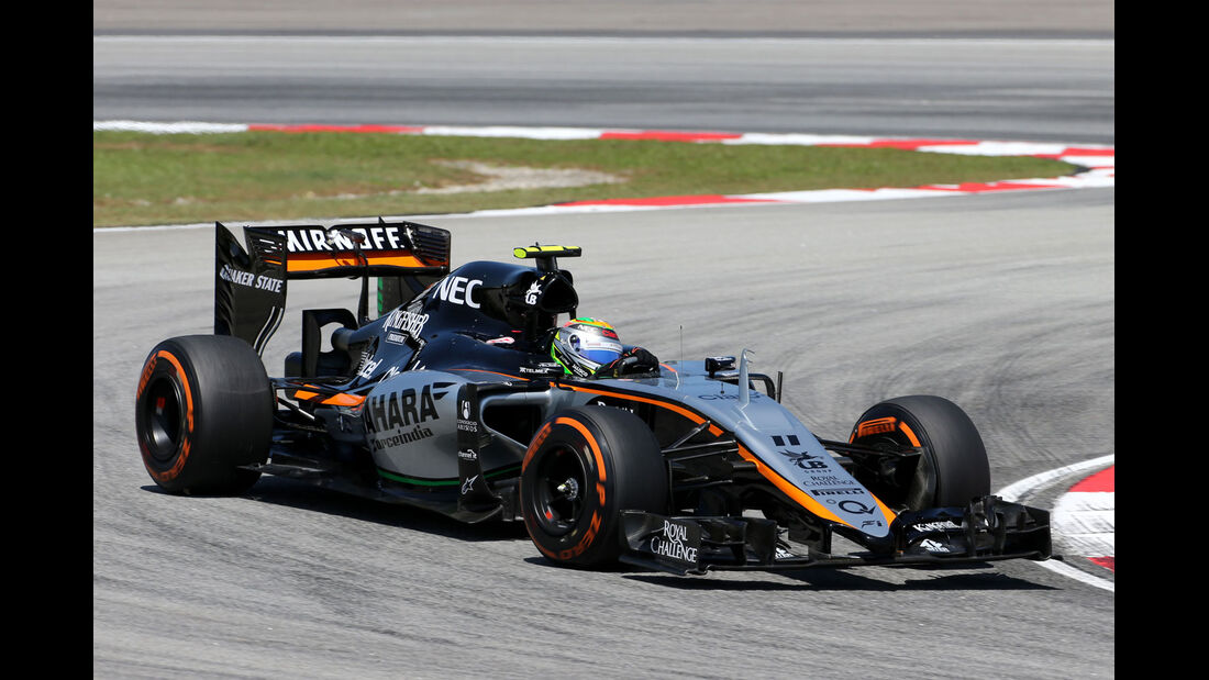 GP Malaysia - Sergio Perez - Force India - Formel 1 - Freitag - 27.3.2015