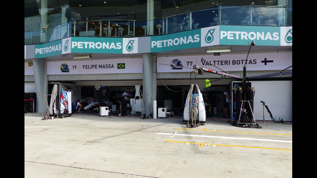 GP Malaysia - Williams - Formel 1 - Freitag - 27.3.2015
