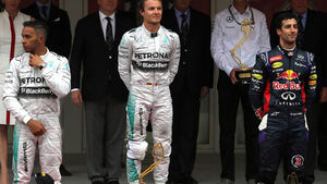 GP Monaco 2014 Lewis Hamilton Nico Rosberg Daniel Ricciardo