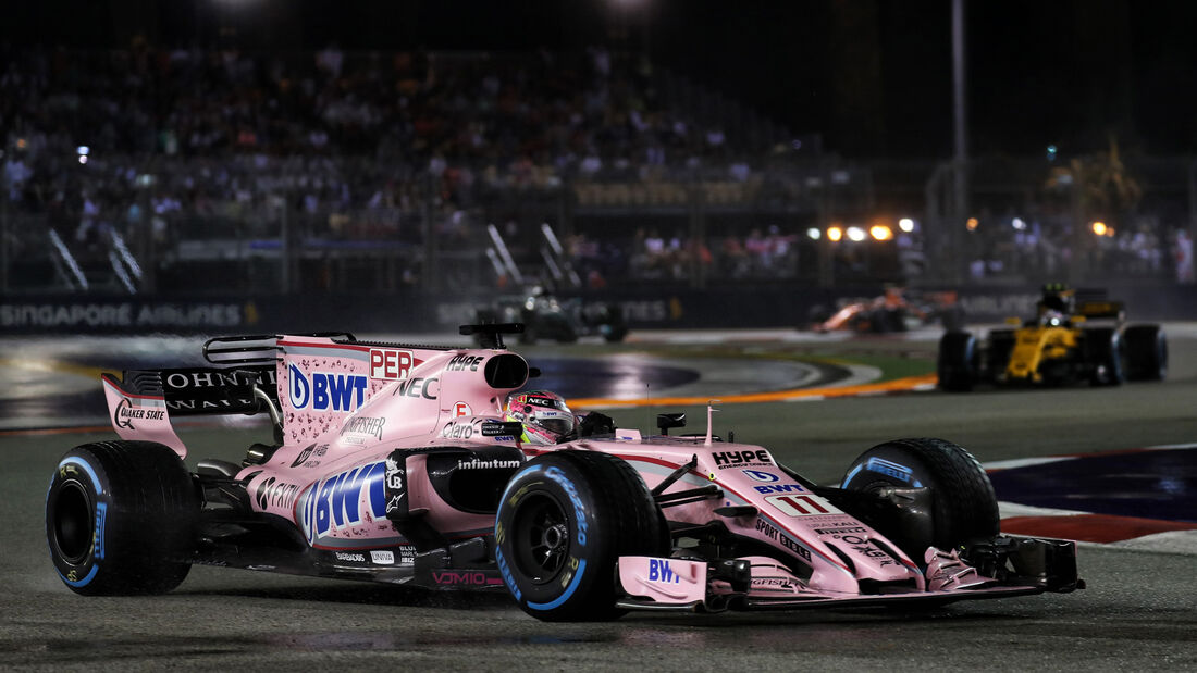 GP Singapur 2017 - Sergio Perez - Force India