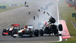 GP3 - Ungarn - Crash - 2013