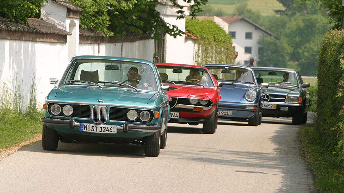 GT-Klassiker Alfa, BMW, Mercedes, Porsche