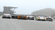 GT3-Modelle, Porsche, Audi, Ford, BMW, Mercedes, McLaren, Heck