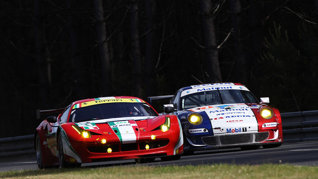 GTE Rennwagen Testfahrten 24h-Rennen LeMans 2012