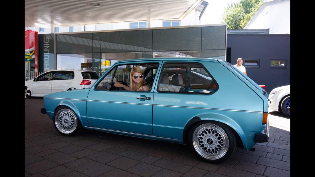 Gti treffen frau erklart auto