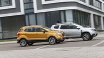 Gebrauchtvergleich Dacia Duster Ford EcoSport