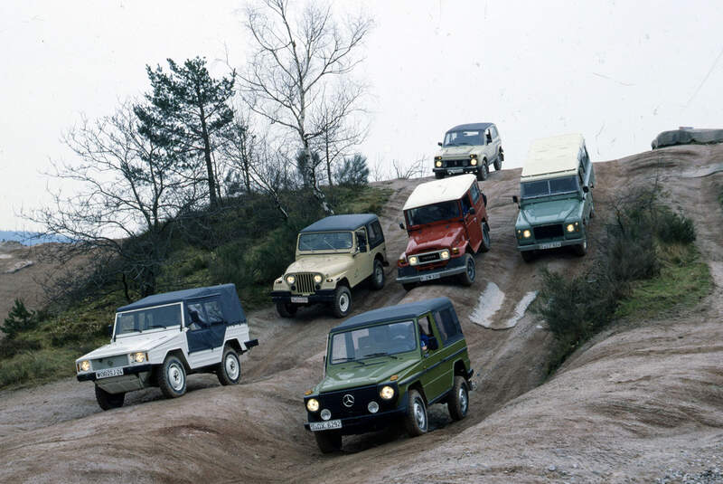 Geländewagenvergleich auto motor und sport 08/1980
