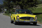 Gelbe Pagode - Mercedes SL Silvretta Classic 2010