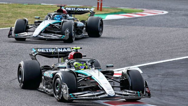 George Russel & Lewis Hamilton - GP Japan 2024