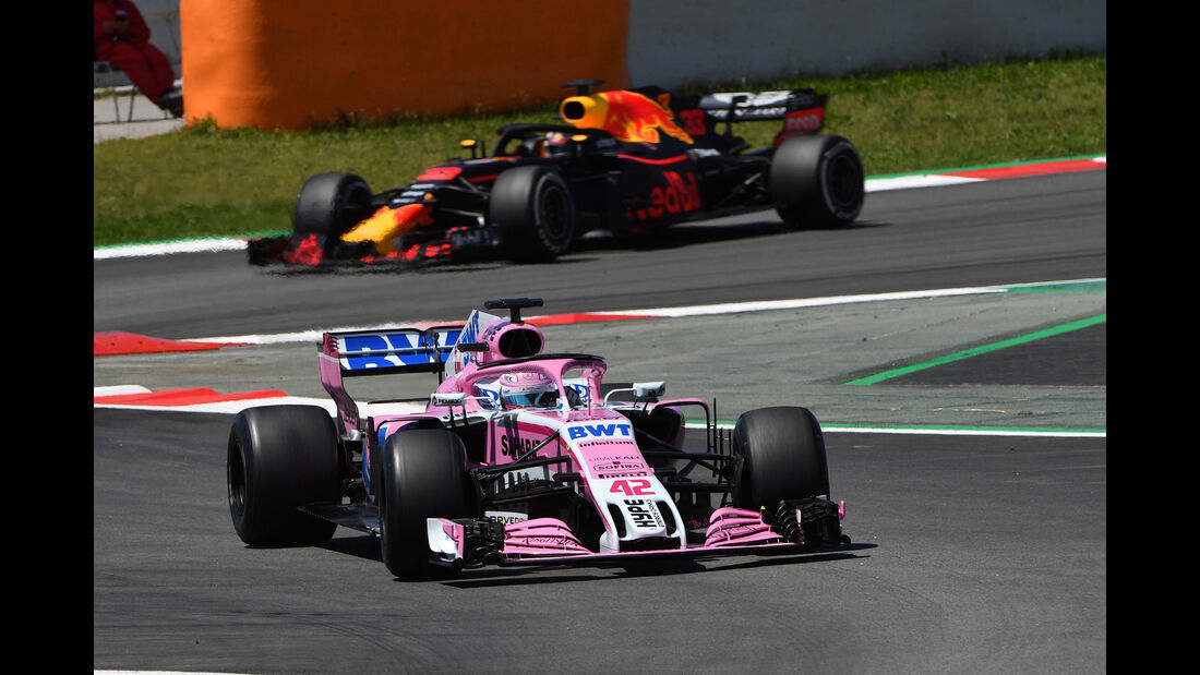 George Russell - Force India - Formel 1 - Testfahrten - Barcelona - 15.5.2018