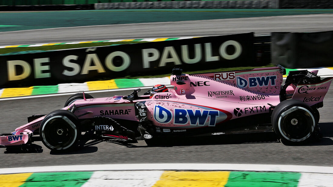 George Russell - Force India - GP Brasilien - Sao Paulo - Freitag - 10.11.2017