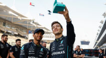 George Russell & Lewis Hamilton - Mercedes - Formel 1 - GP Abu Dhabi  - 17. November 2022