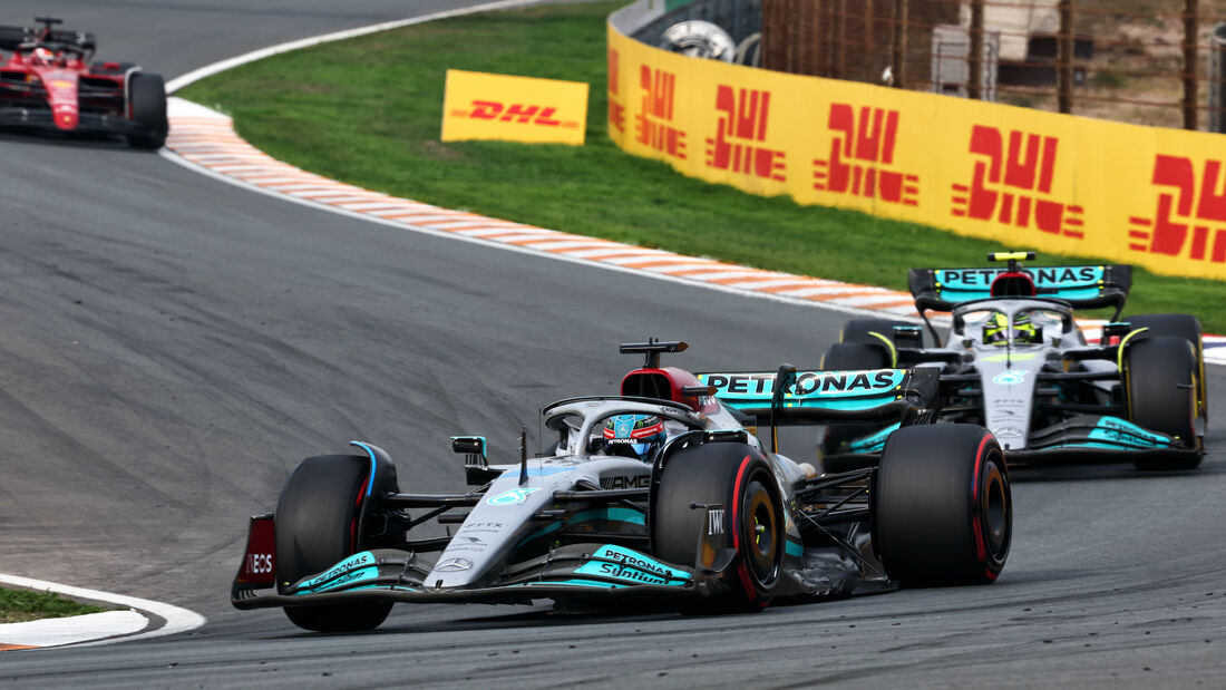 George Russell - Lewis Hamilton - Mercedes - Formel 1 - GP Niederlande - 4. September 2022