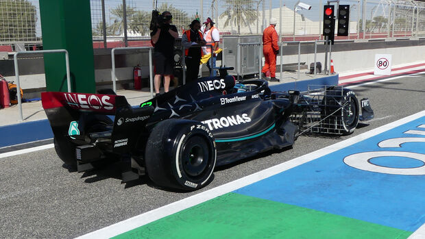 George Russell - Mercedes - Bahrain F1-Test - 23. Februar 2023