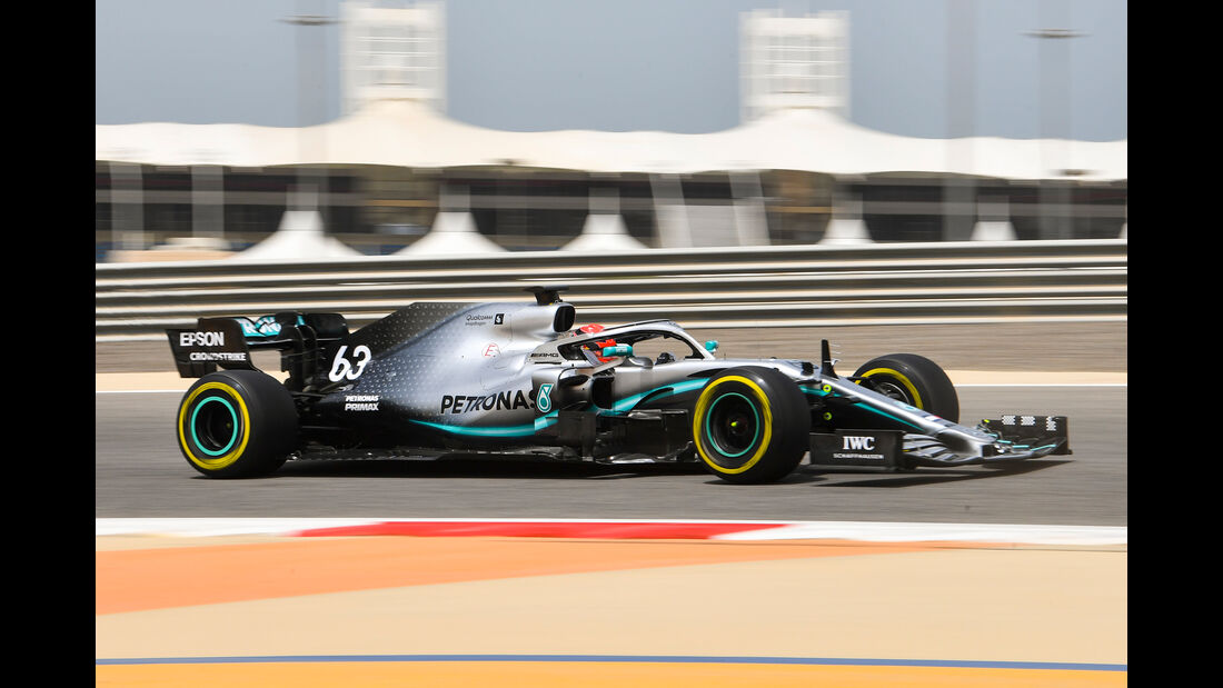 George Russell - Mercedes - F1-Test Bahrain - 3. April 2019