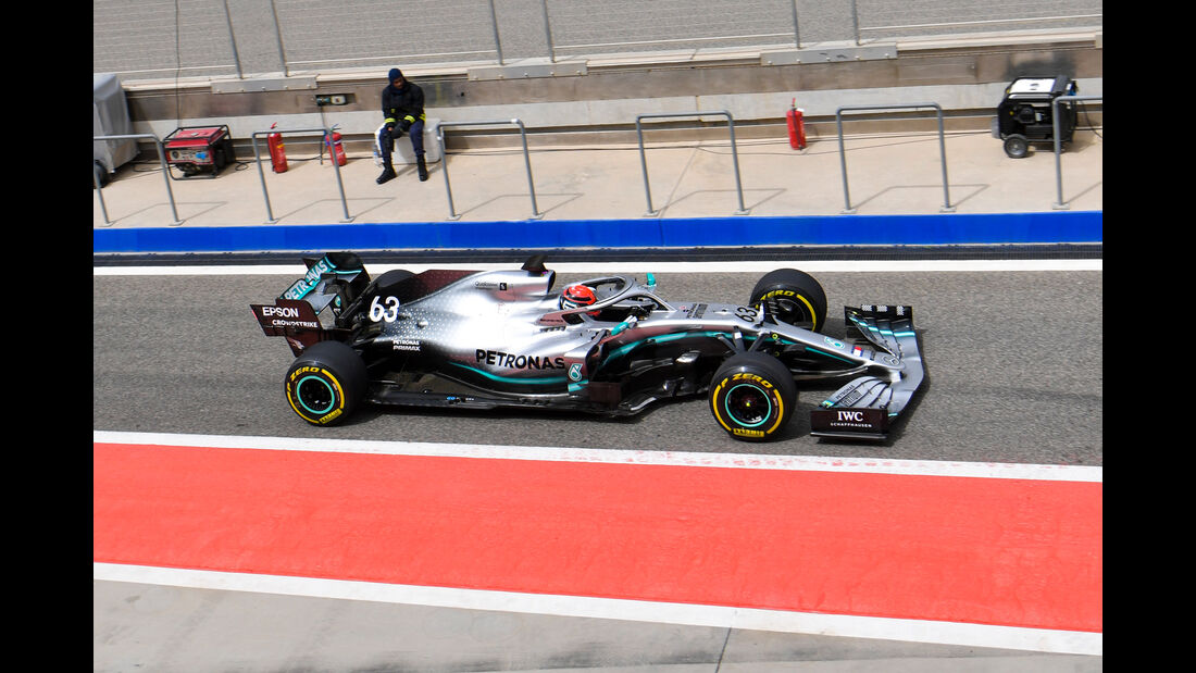 George Russell - Mercedes - F1-Test Bahrain - 3. April 2019