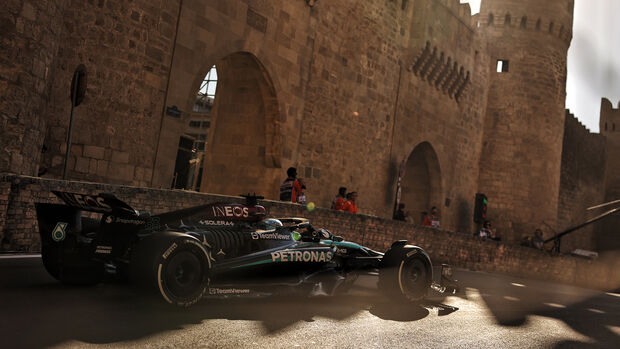 George Russell - Mercedes - Formel 1 - GP Aserbaidschan - Baku - 15. September 2024