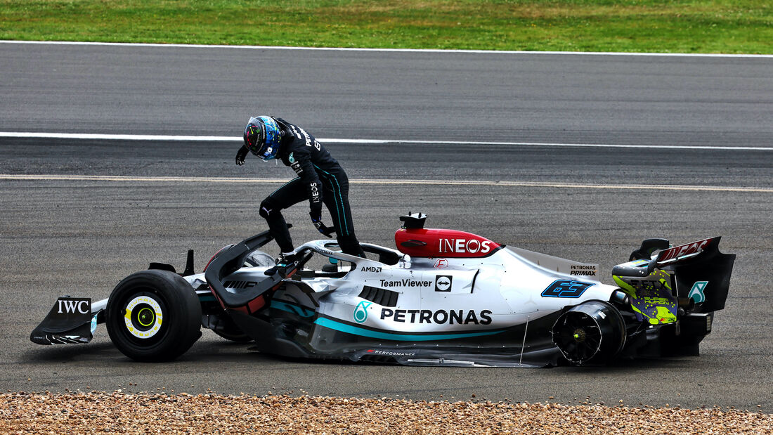 George Russell - Mercedes - Formel 1 - GP England - 3. Juli 2022
