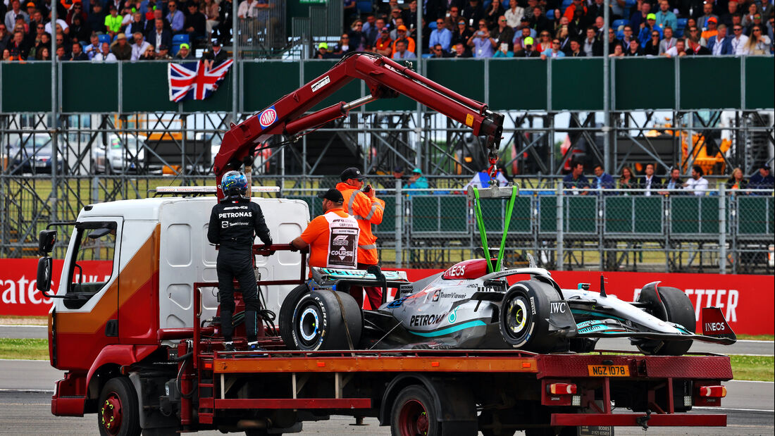 George Russell - Mercedes - Formel 1 - GP England - 3. Juli 2022