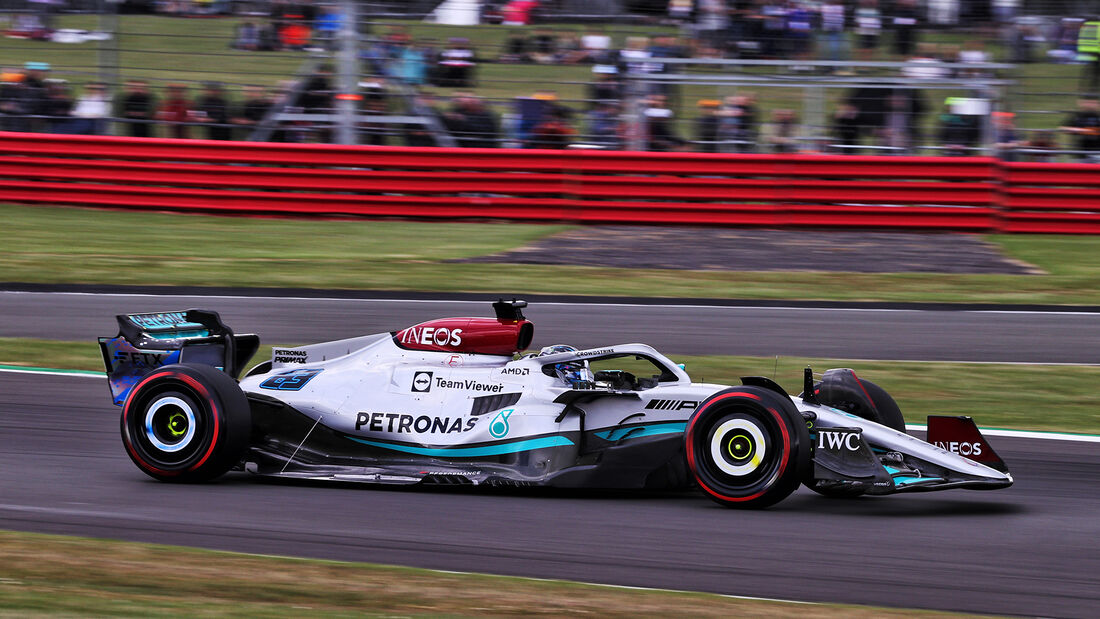 George Russell - Mercedes - Formel 1 - GP England - Silverstone - Freitag - 1.7.2022