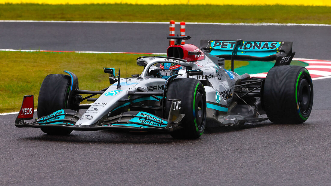 George Russell - Mercedes - Formel 1 - GP Japan - Suzuka - 07. Oktober 2022