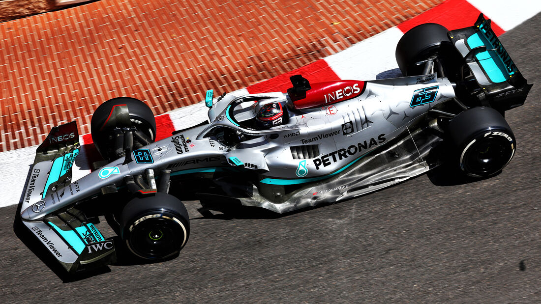 George Russell - Mercedes - Formel 1 - GP Monaco - 27. Mai 2022