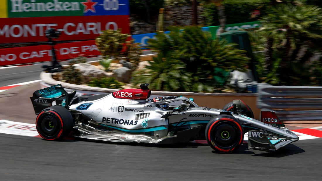 George Russell - Mercedes - Formel 1 - GP Monaco - 28. Mai 2022